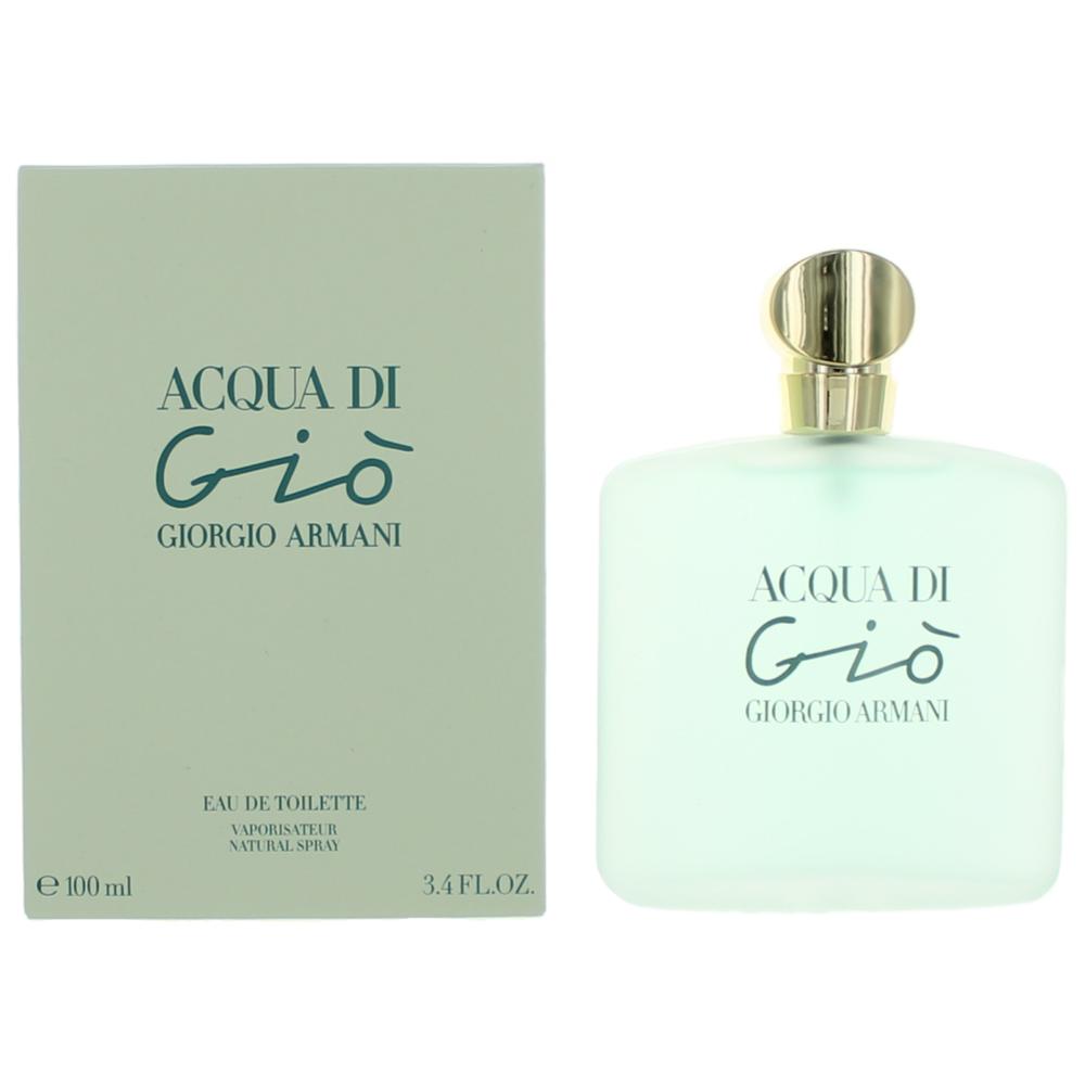 Bottle of Acqua Di Gio by Giorgio Armani, 3.4 oz Eau De Toilette Spray for Women